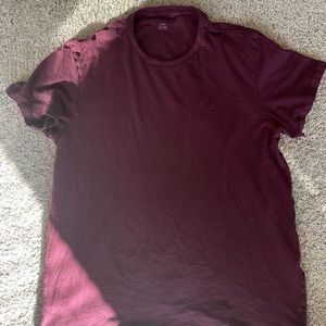 Mens American eagle maroon tee